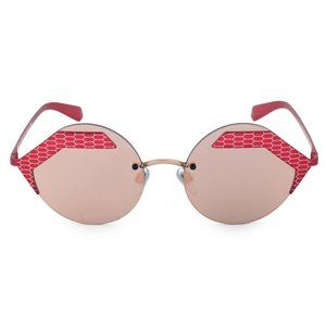 Bvlgari Pink Round Sunglasses